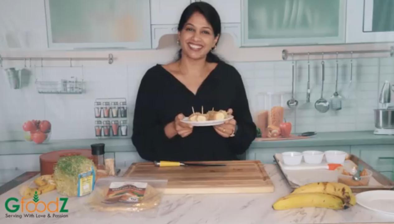 Gfoodz - Avocado Wraps (Peanut Butter-Banana)